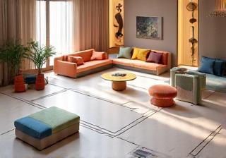 Illustration representing interior design