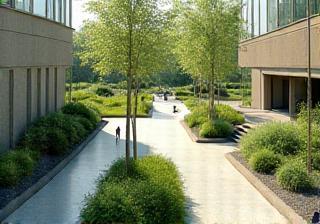 Illustration representing landscape architecture